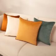 Soft Velvet Throw Pillow Covers 18x18, Set of 4 - Image 3