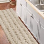 Bathroom Rug Set, 2 Piece Soft Absorbent Chenille Bath Rug Set - Image 6