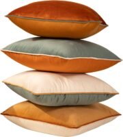 Soft Velvet Throw Pillow Covers 18x18, Set of 4