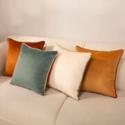 Soft Velvet Throw Pillow Covers 18x18, Set of 4 - Image 4