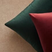 Decorative Velvet Throw Pillow Covers 20x20 Set of 2,Army Green - Image 5