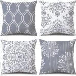 Decorative Throw Pillow Covers 18x18 Set of 4