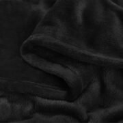 Fleece Blanket Soft Plush Throw for Couch Black 50"x60" - Image 8