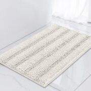 Bathroom Rug Set, 2 Piece Soft Absorbent Chenille Bath Rug Set - Image 8