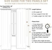 Linen Total Blackout Curtains for Bedroom 84 inch Long, Beige - Image 4