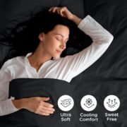 4 Piece King Sheets Set - Soft Brushed 1800 Microfiber Bedding - Image 4