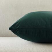 Decorative Velvet Throw Pillow Covers 20x20 Set of 2,Army Green - Image 6