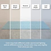 Standard 3pc Non-Slip Shaggy Chenille Bathroom Mat Set - Image 6