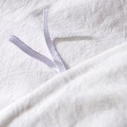 Duvet Cover King, Washed Cotton Duvet Cover Set - 3 Piece (King, Off-White) - Image 3