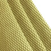 Knit Cotton Throw Blanket 50x60, Dark Sea Green - Image 6