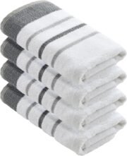 Decorative Bath Towel Set - Luxury Cotton 6 Piece Towel Set - Luxurious - Image 5
