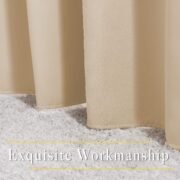 Biscotti Beige Blackout Curtains 84 Inches Long, W52xL84, 2 Panels - Image 5