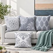 Decorative Throw Pillow Covers 18x18 Set of 4 - Image 3