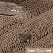Bathroom Rug Set, 2 Piece Soft Absorbent Chenille Bath Rug Set - Image 5