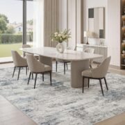5x7 Area Rug for Living Room Washable Abstract Indoor Carpet - Image 5
