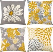 Blue Decorative Throw Pillow Covers 18x18 Set of 4 - Image 8