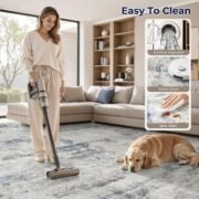 5x7 Area Rug for Living Room Washable Abstract Indoor Carpet - Image 7
