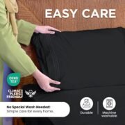 4 Piece King Sheets Set - Soft Brushed 1800 Microfiber Bedding - Image 7