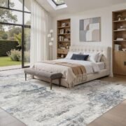 5x7 Area Rug for Living Room Washable Abstract Indoor Carpet - Image 4