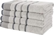 Decorative Bath Towel Set - Luxury Cotton 6 Piece Towel Set - Luxurious - Image 8
