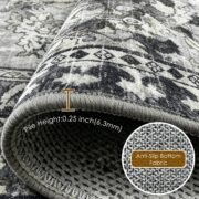 5x7 Washable Area Rugs - Perfect Resistant Rug for Living Room, Bedroom - Image 6