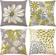 Blue Decorative Throw Pillow Covers 18x18 Set of 4 - Image 7