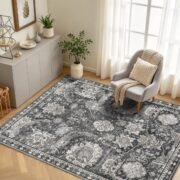 5x7 Washable Area Rugs - Perfect Resistant Rug for Living Room, Bedroom - Image 2
