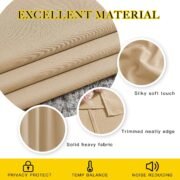 Biscotti Beige Blackout Curtains 84 Inches Long, W52xL84, 2 Panels - Image 4