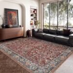 Washable Rug 5x7 - Ultra-Thin Antique Collection Area Rug