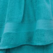 Cotton Towel Set, Quick Dry, 6 Piece, Ocean Aqua - Image 2